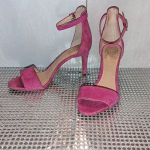 Vince Camuto Ankle Strap Pink Heels